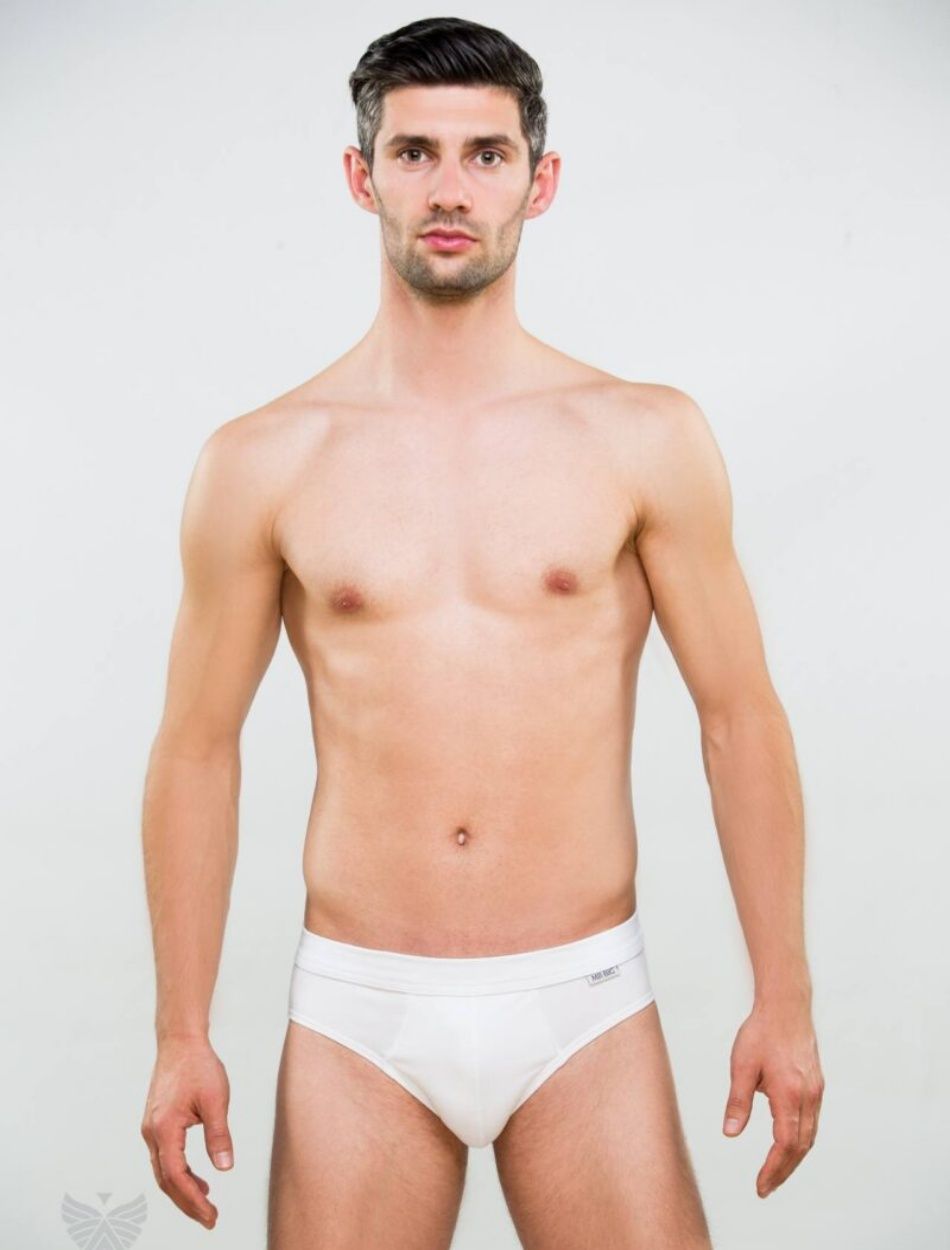 Mr. Big hagyományos fazonú, lapolt gumizású pamut alsó