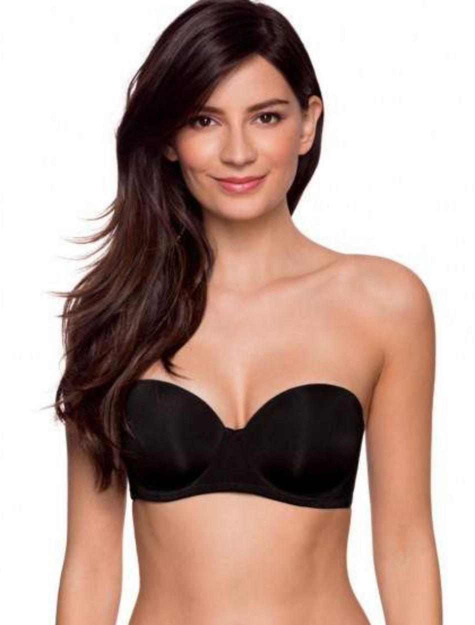 Levehető pántos, szivacsos melltartó