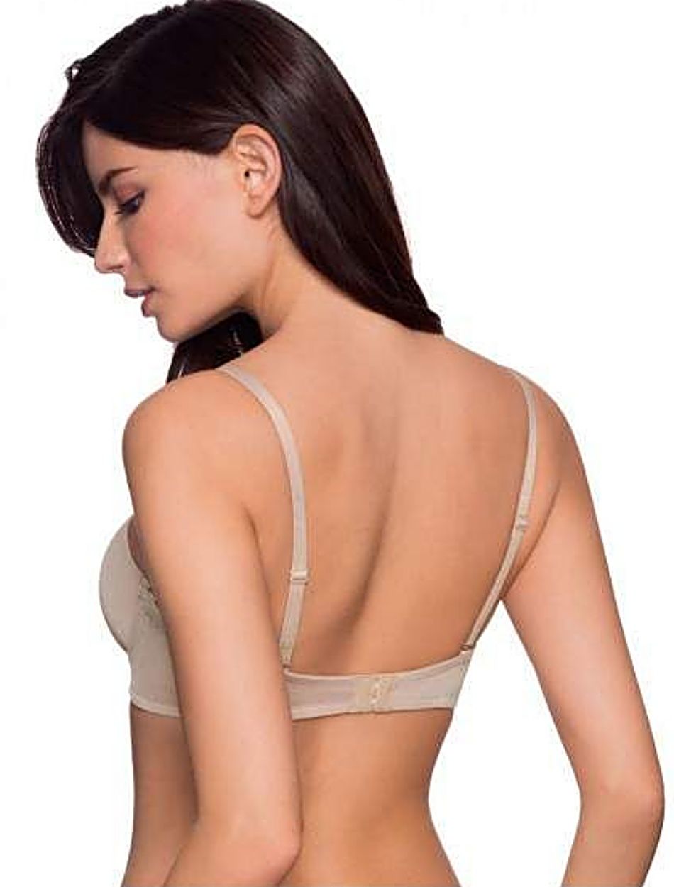 Levehető pántos, szivacsos melltartó