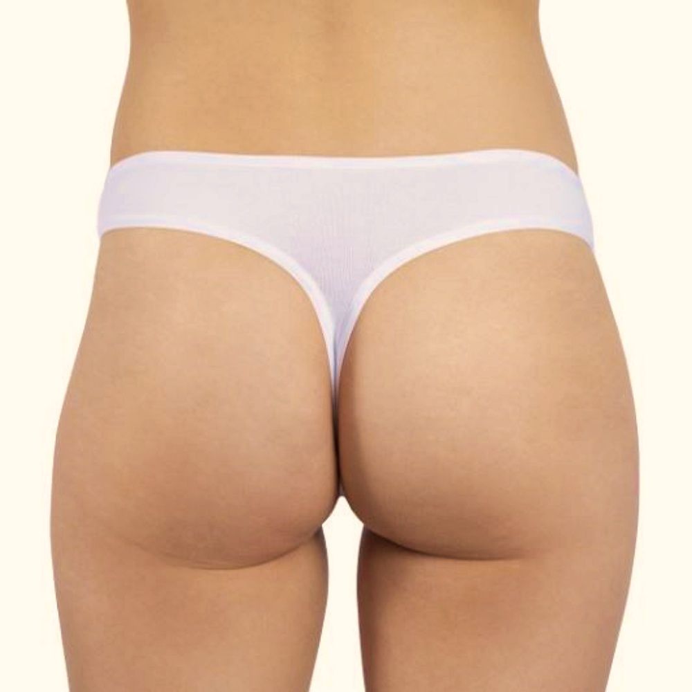 Elasztikus pamut csipkés tanga