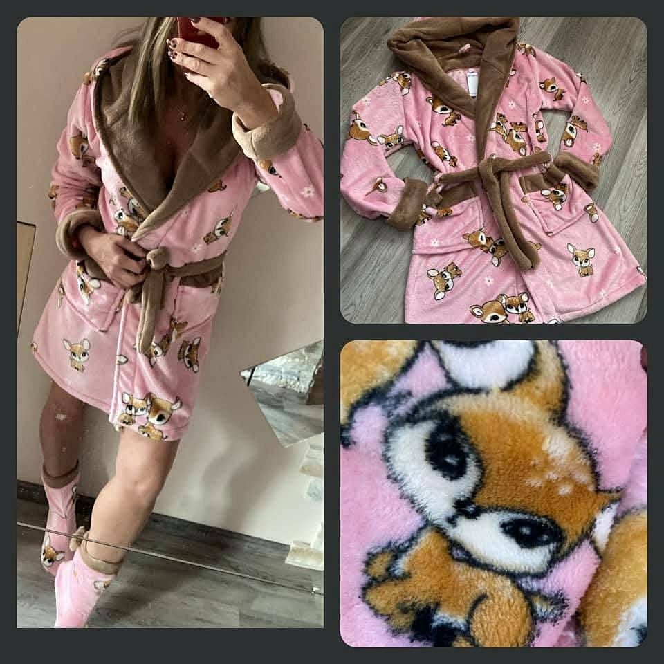 "Flower" mintás köntös