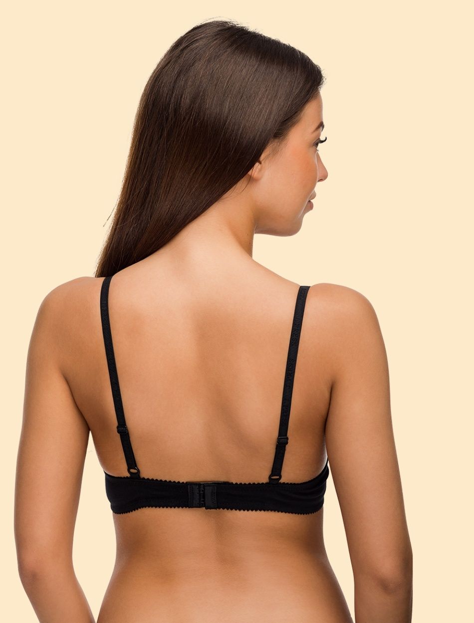 Előformázott merevítős pamut melltartó