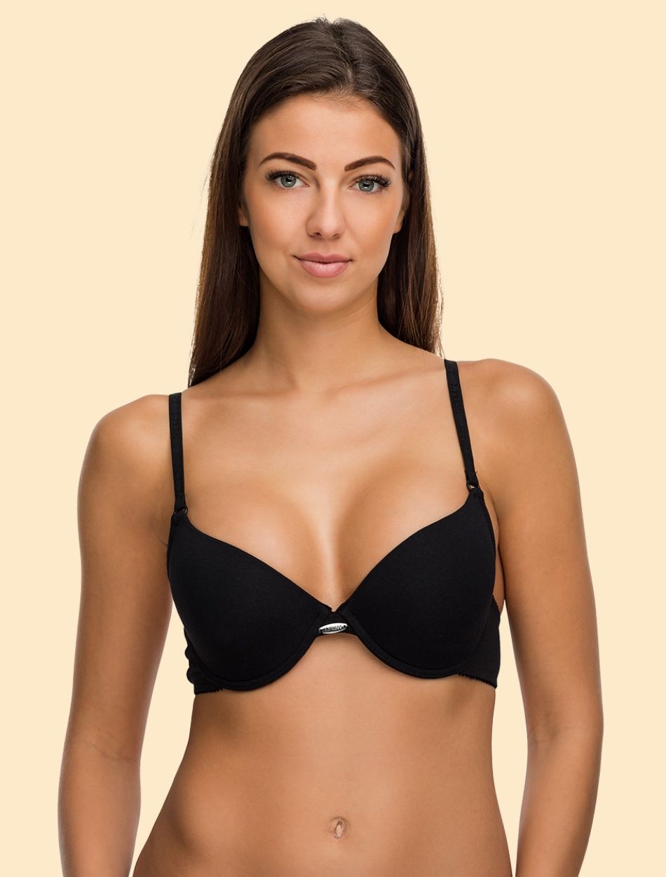 Előformázott merevítős pamut melltartó