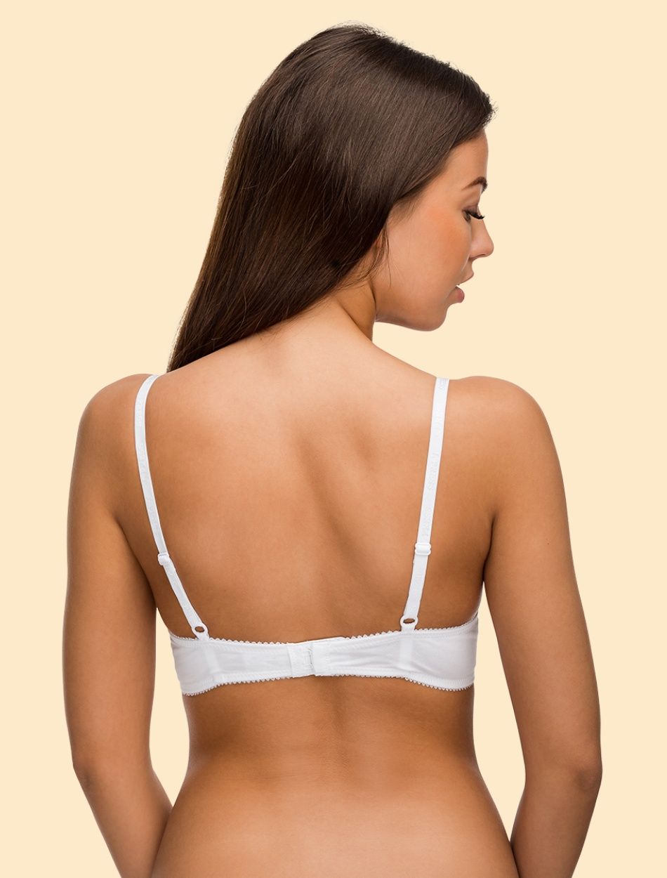 Előformázott merevítős pamut melltartó