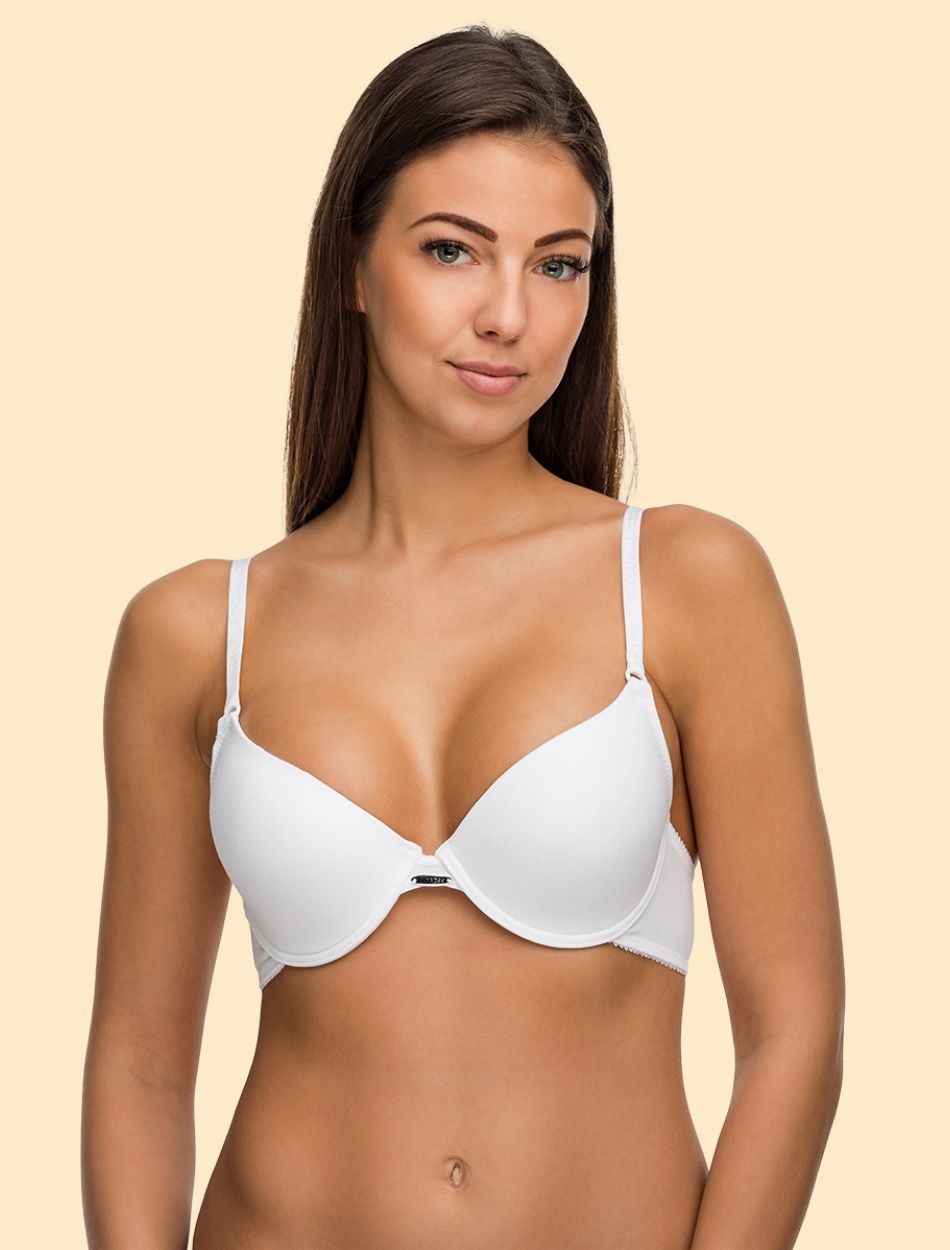 Előformázott merevítős pamut melltartó