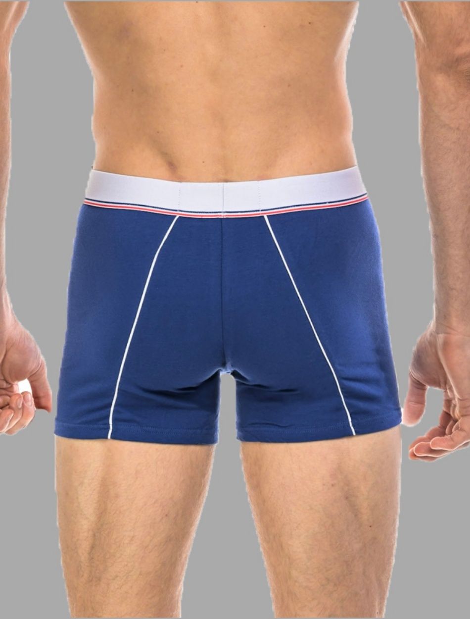 J.PRESS nagy logós kék-fehér boxeralsó 