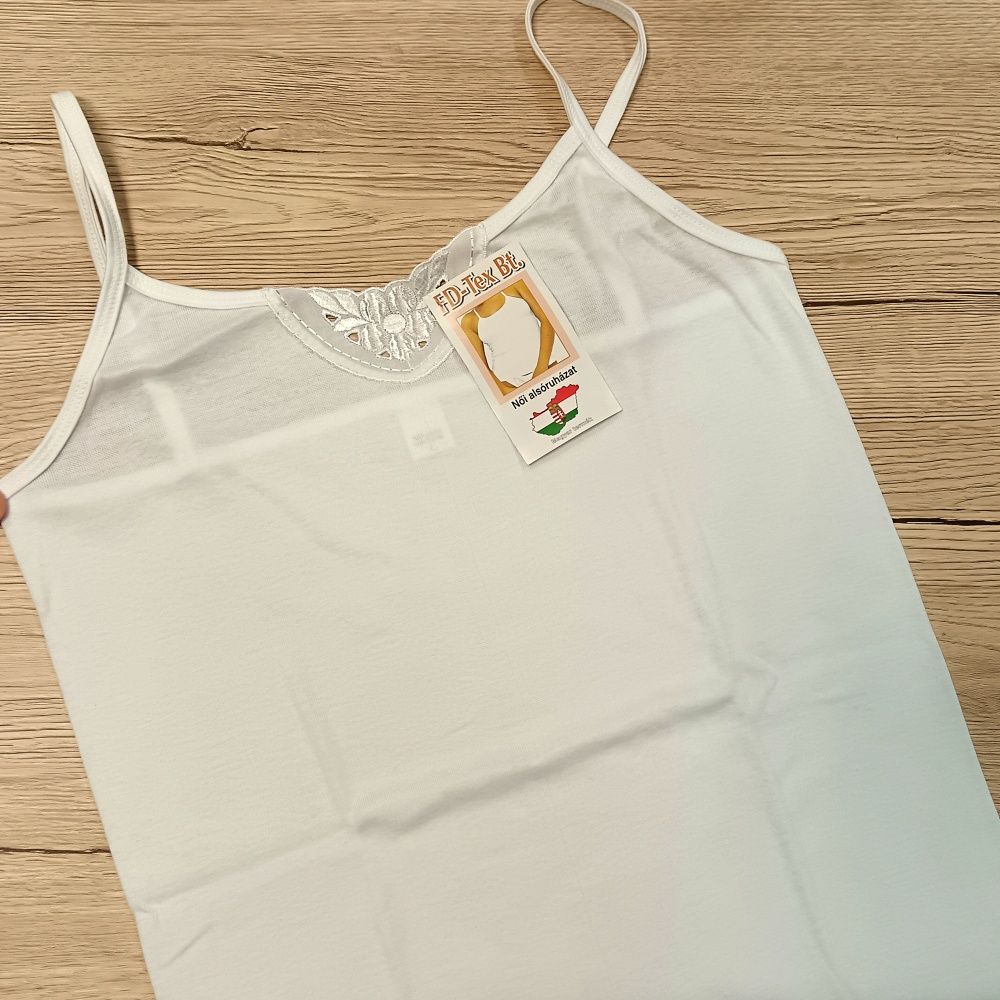 Spagetti pántos pamut női atléta (M-2XL)