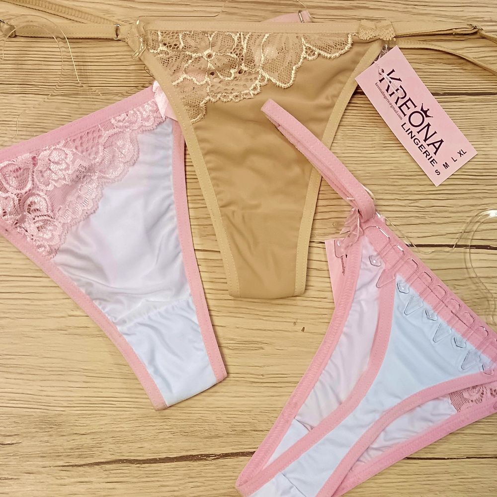 Kreona csipkés tanga (állítható pántos)