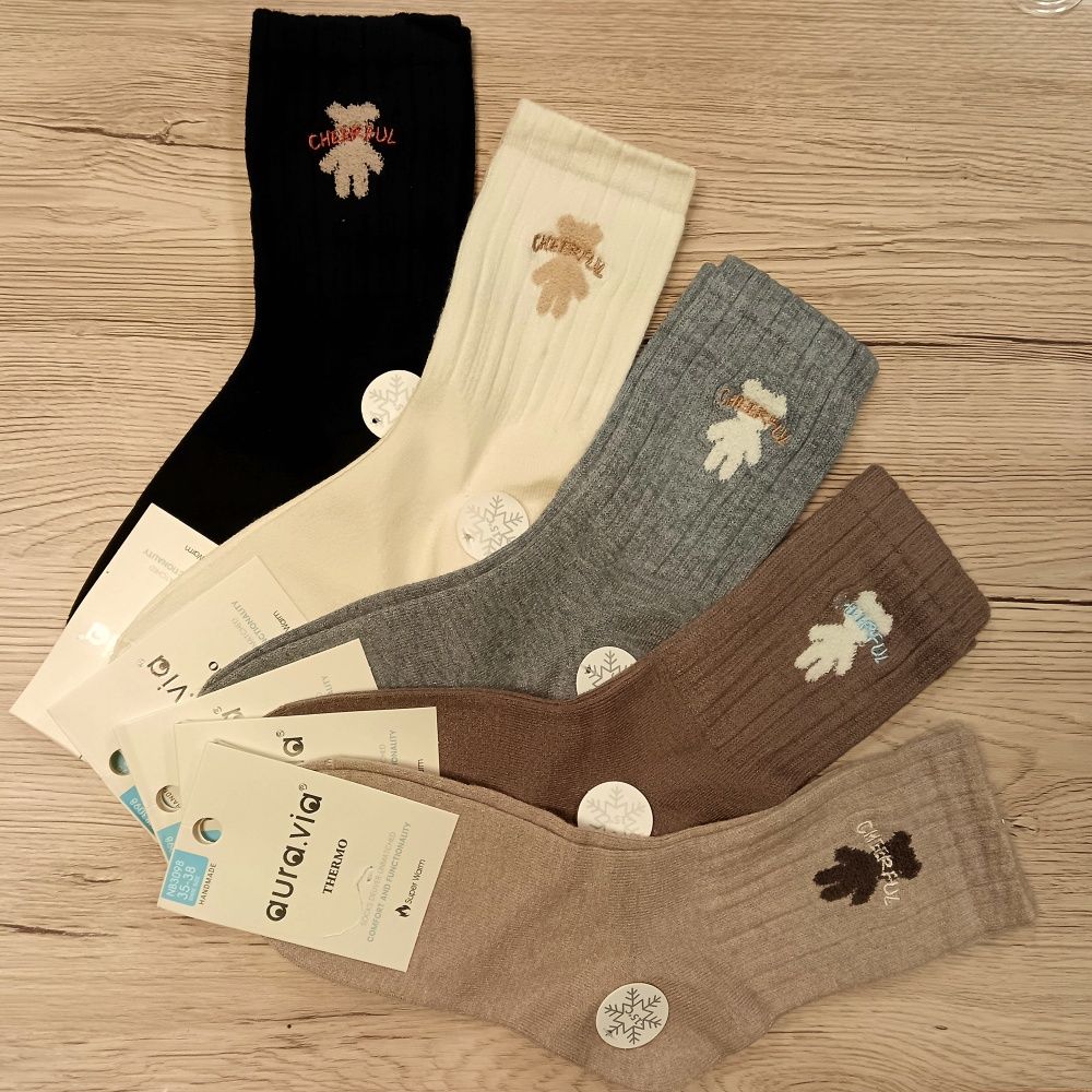 Gyapjúszálas meleg női bokazokni (5 pár) Gyapjúszálas meleg női bokazokni (5 pár)