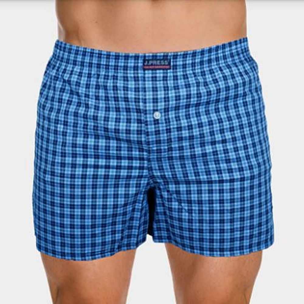 J.PRESS férfi vászon boxer 