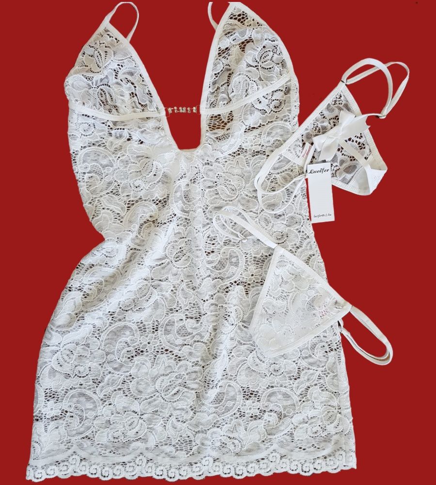 "Flower" Liza csipke garnitúra