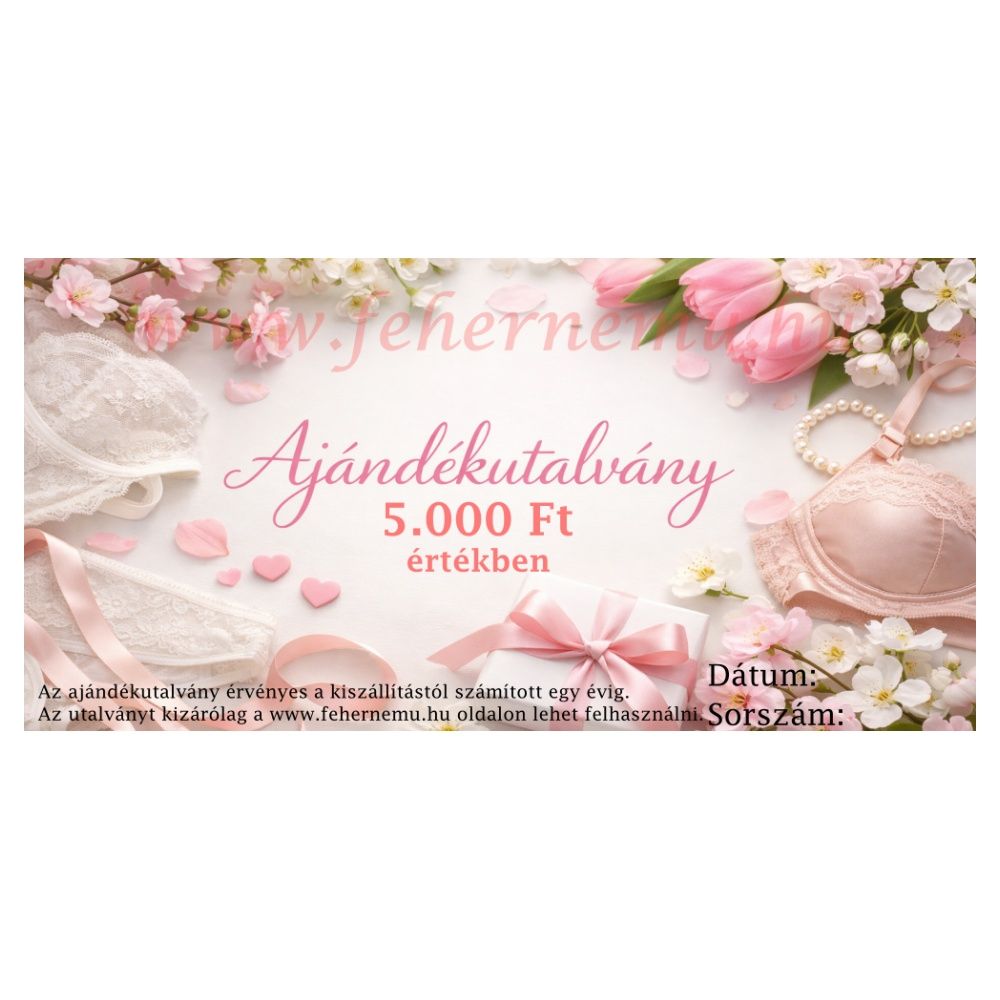 Ajándékutalvány, 5.000 Ft