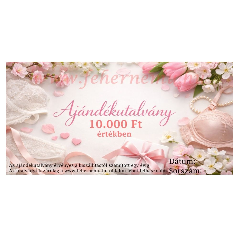 Ajándékutalvány, 10.000 Ft