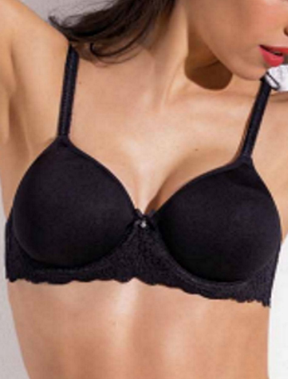 Merevítős, vékony szivacsos melltartó (extra méretekben is)