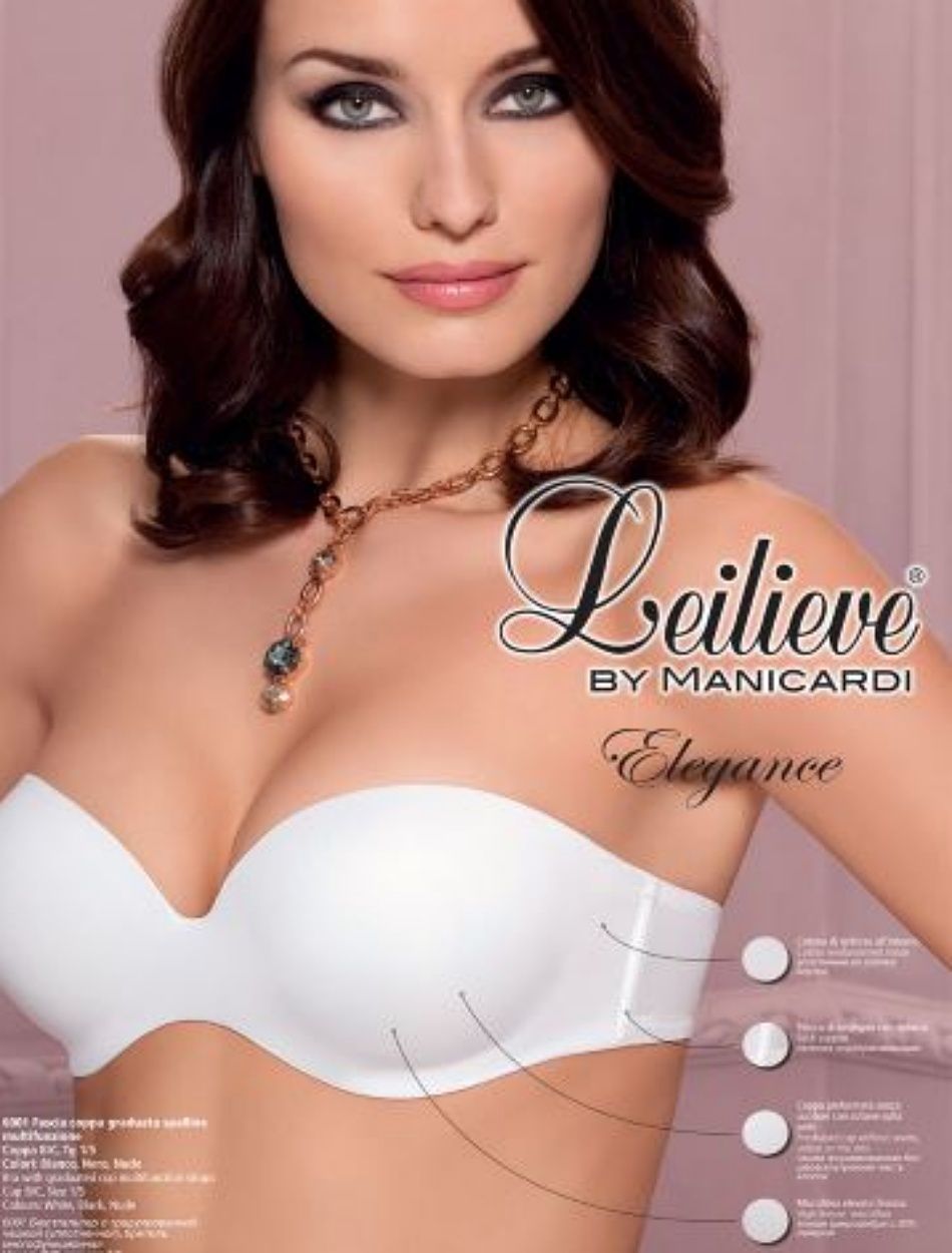 Levehető pántos push up melltartó