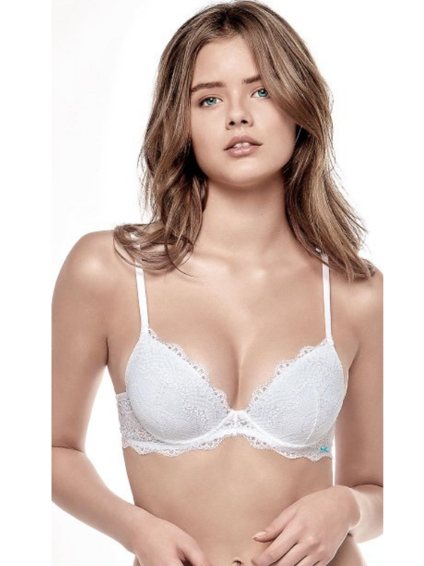 Merevítős push up melltartó