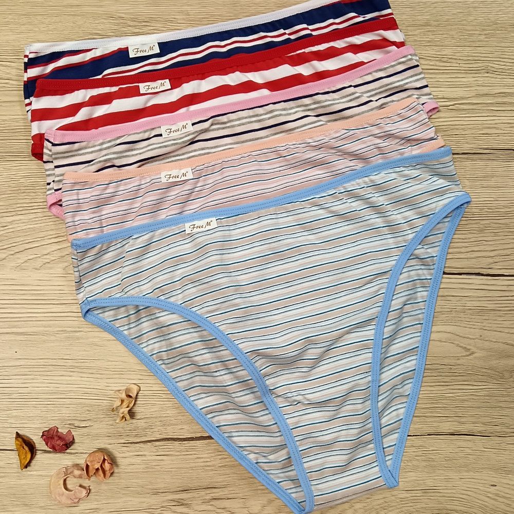 Pamut Y gumis bugyi, csíkos (S-2XL)