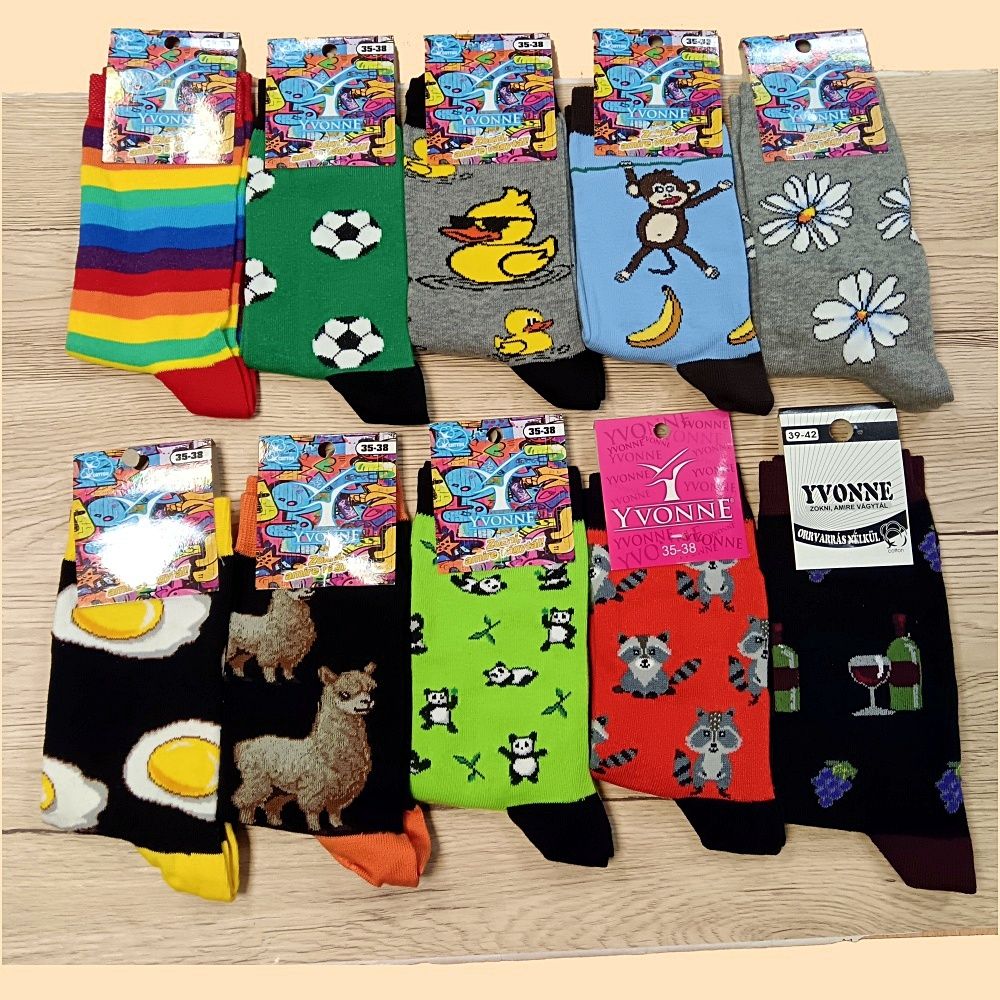 Pamut bokazokni, mintás